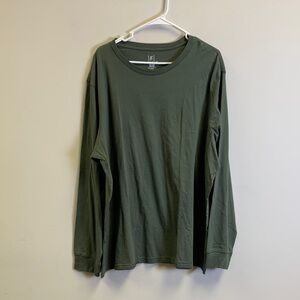 George Olive Long Sleeve Tee